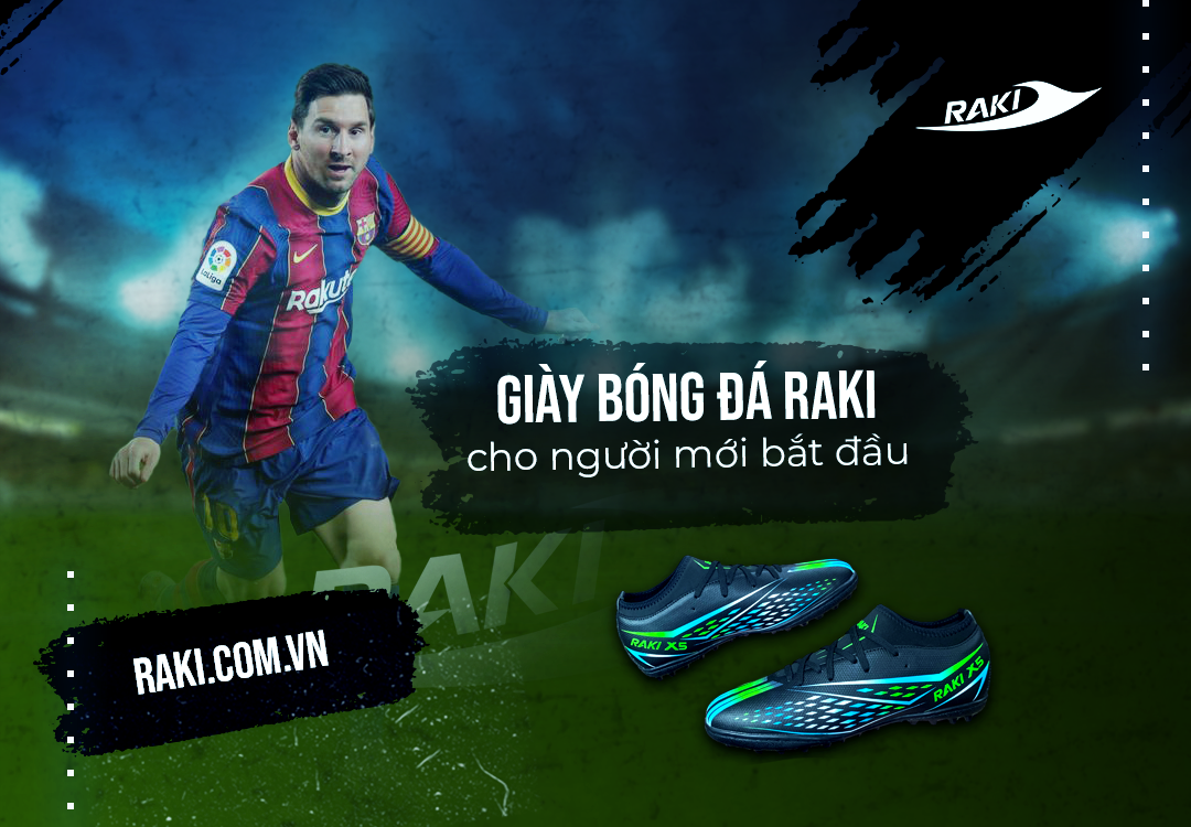 Giày bóng đá RAKI cho người mới bắt đầu